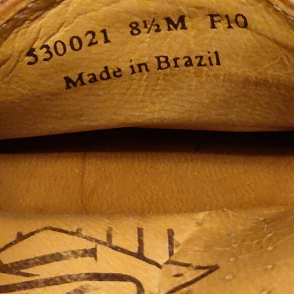 Martin Dingman Saxon Horse Bit Loafers Crocodile Grain Leather 8.5 M - Picture 8 of 10